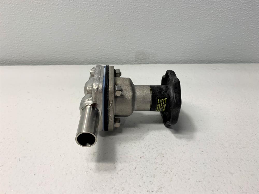 ITT Pure-Flo 3/4" Butt-Weld 316 Sanitary Diaphragm Valve .75-316L-RA35MAX-CWP200